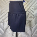 Stella McCartney  Navy Wool Drop Waist Mini Skirt‎ Photo 3