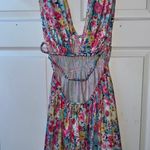 Flower Printed Dress Multi Size M Photo 0