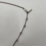 Kenneth Cole  REACTION Necklace Long Metal Chain Fringe Rhinestone Jewelry Edgy Photo 4