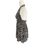 Diane Von Furstenberg  100% Silk Halter Mini Dress Semi-Sheer Photo 2