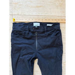 frame denim FRAME Le‎ High Skinny Crop Zip Ankle Black Jeans Womens Size 28 Photo 2