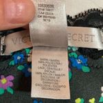 Victoria's Secret Vintage Y2K Victoria’s Secret Satin Floral Coquette Slip Dress Size Medium Black Photo 4