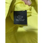 QUE Yellow Cropped Trucker Jacket Lightweight Cotton Blend Size XL Photo 3