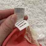 Old Navy  Vintage 100% Silk Slip On Lace Lingerie Women’s Peach Embroidered Flora Photo 7