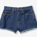 PINK - Victoria's Secret Victoria’s Secret High Waist Denim Frayed Jean Shorts Size 25 NWT Photo 0