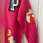 Disney Pink 100 Princess Graphic Sweatshirt (Size XS) Photo 4