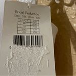 Le Mystere Bridal Seduction Bustier Garters Size 32B White Photo 7