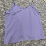 A New Day Blouse Womens Large Lavender Purple Tank Top Vneck Spaghetti Strap Photo 3