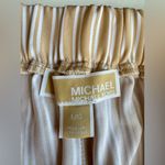 Michael Kors Buffalo Stripe Wide Leg Lounge Pants Tan/White Size L NWT Photo 8