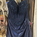 Juicy Couture hoco dress Blue Size 8 Photo 0