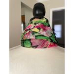 Women’s Floral Green & Pink Multicolored Scarf Photo 5