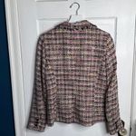 DKNY Colorful Tweed Fringe Button Blazer Jacket NWOT W1916 Sz 6 Photo 7