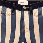Current/Elliott Current/Elliot High-Waist Stiletto Striped Jeans Photo 2