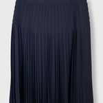 J.Crew  Pleated Skirt Navy Blue Women Size‎ 6 Office Preppy Classic Academia Photo 0