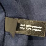 The Limited  Navy Blue Sheer Floral Long Sleeve Shift Dress - Size 10 Photo 10