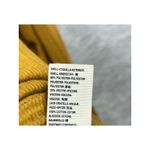 Free People  Lola Top M Mustard Lace Trimmed V Neck Long Sleeve Thermal Shirt Top Photo 6