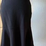 Bobeau  Black Flared Midi Skirt Photo 1