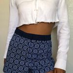 Forever 21 Blue Patterned Shorts Photo 1