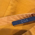 COS A-Line Pleated Blouse Top in Orange Lagenlook Relaxed Minimalist Office Work Photo 4