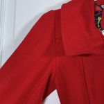 Delia's Christmas Holiday  Red Wool Blend Winter Peacoat Jacket Size XS EUC #3526 Photo 3