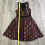 ABS by Allen Schwartz Multicolored Checkered Dress Women's Size 10 NEW Made USA Black Photo 8