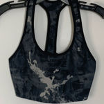Champion Women's Abstract Print Racerback Sports Bra Black Gray Size Medium Photo 0