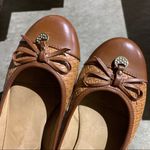 White Mountain ⭐️  Tan Weaved Cap Toe Ballet Flats SZ8 Photo 3