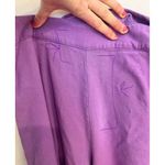 Louna *flawed* $370 Designer Linen Lavender Backless Jumpsuit Size M *See Disc Purple Size M Photo 5