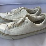 ALL SAINTS White Trainers Shoe Leather Shoe Platform Size 7 Sneaker Photo 9