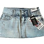 REWASH BNWT  Micro Mini Skirt Authentic Demin Two Button Zipper Photo 0