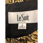 Le Suit  Women’s Sleeveless Sheath Dress Size 12 Lined Mob Wife Animal Print Photo 6