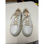 Soludos  Sneakers yebo vegan leather casual sneaker‎ white rose womens size 9 Photo 3