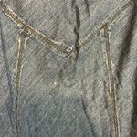 Lauren Ralph Lauren Vintage Y2K Western Style Faded Cotton Denim Midi Skirt 10 Blue Photo 12