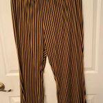 Wearever Palazzo Mustard & Black Striped Pants by size 3X NWOT Photo 2