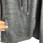 Athleta  Women's Gray Hooded Poncho Sweatshirt Pullover Size S Photo 5