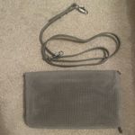 Stella & Dot  gray purse- clutch with attachable matching/adjustable strap. Photo 2