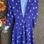 Unique Vintage Navy & Pink Strawberry Print Eloise Swing Dress NWOT MEDIUM Photo 5