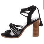 Joie  Women’s Casual Lace up Suede Sexy stacked heel Sandal Size 38 Photo 2