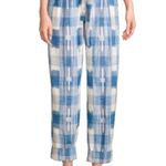 Robert Rodriguez Robert Rodriquez Hollie Plaid Ruffle Paperbag Tie-Waist Trouser Pant Blue 6 Photo 1