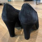 Tahari Rosalee Black Suede Leather Heel Bootie Size 6 Photo 2
