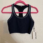 Splits59 BAILEY ACTIVE RIB BRALETTE navy and white Racerback Sports Bra size S Photo 3