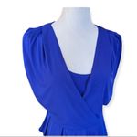 Laundry by Shelli Segal Womens  Blue Peplum Dress - Sz 8 Photo 1