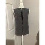 Kaufman Franco Carbon Gray Crewneck Sleeveless Sweater Top S Photo 4