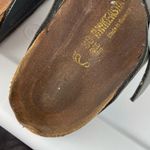 Birkenstock  Gizeh Black Leather Sandals Womens Sz 38 / US 7 Photo 4