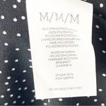 CAbi  Untamed Electric Blue Floral Handkerchief Hem Polka Dot Lined Dress Medium Photo 3