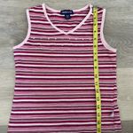 Limited Too Rhinestone Striped Tank Top Kids M (Fits XS/S) Y2K Style Photo 3