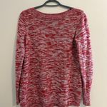 Apt. 9 Red and white sweater with glitter Photo 0