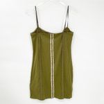 Urban Outfitters NEW Roxanne Floral Seamed Bodycon Mini Dress L Green Photo 2