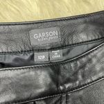 Garson by REM Garson Black Leather Women's pants Sz 12P Photo 1