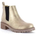 Seven7 NWT Billie Chelsea Boot Gold Women’s Sz 9 Photo 2